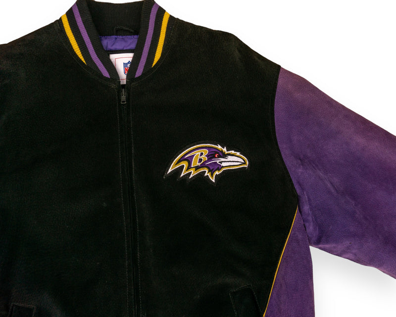 Vintage Baltimore Ravens Suede Jacket