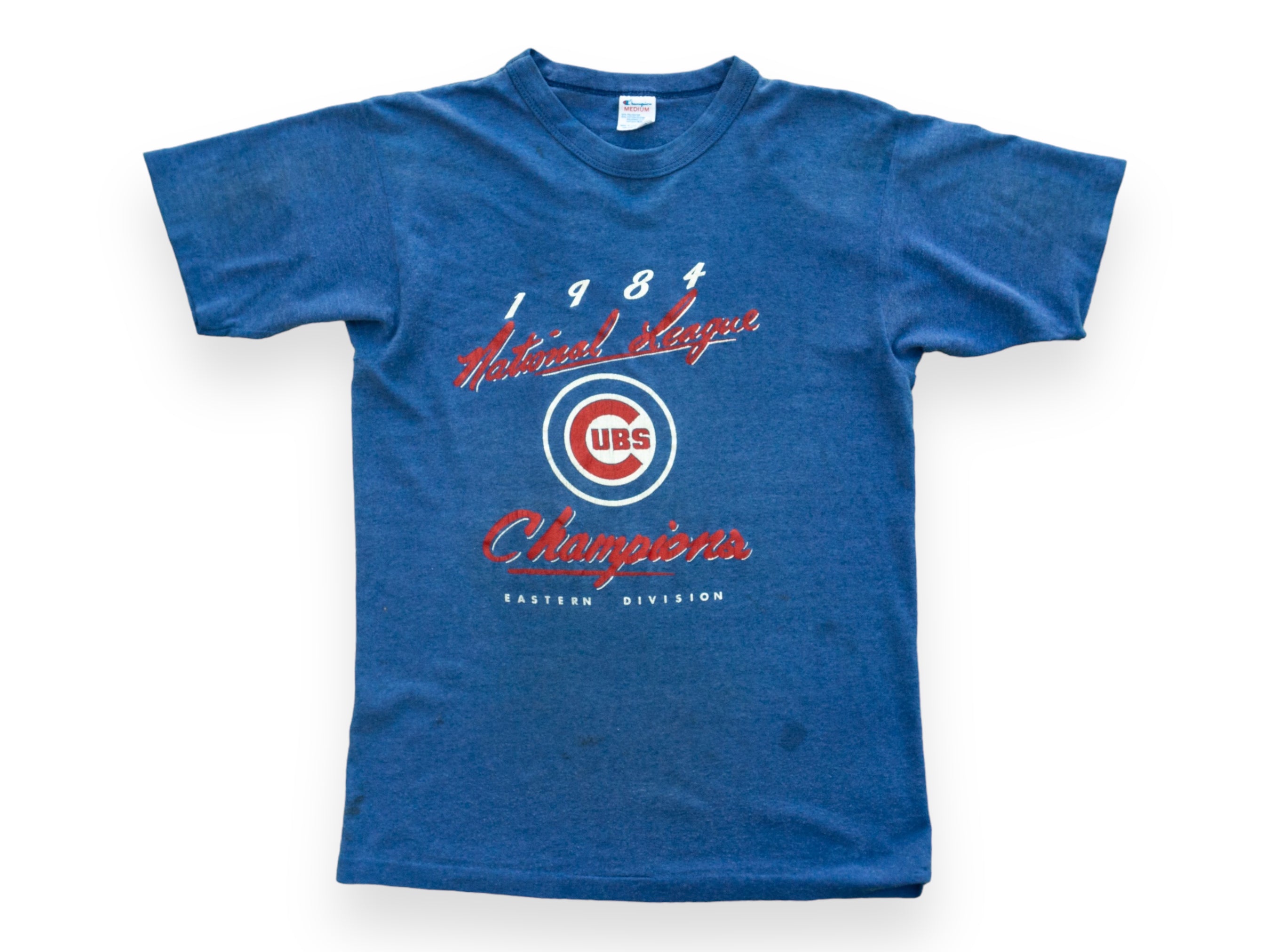 Chicago Cubs 1988 Vintage Classic Cubbie Blue Soft Worn Tee 