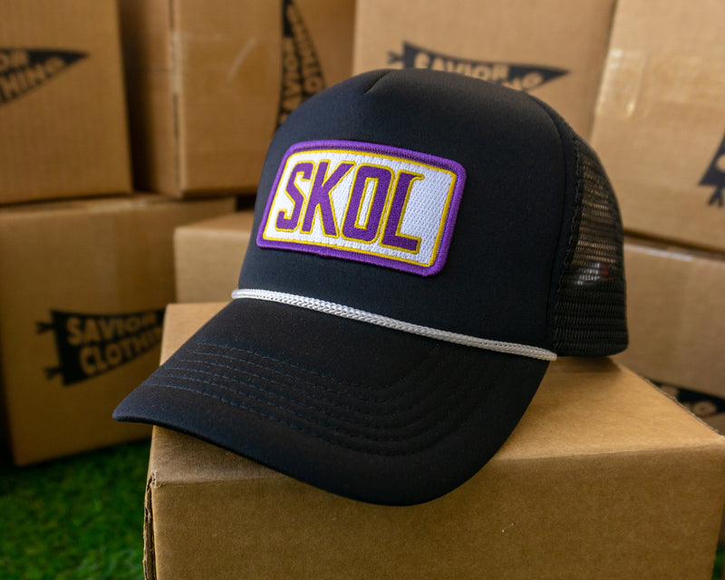 Minnesota Vikings SKOL Trucker Hat