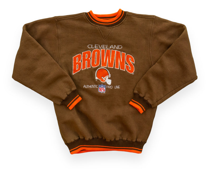 vintage cleveland browns sweater