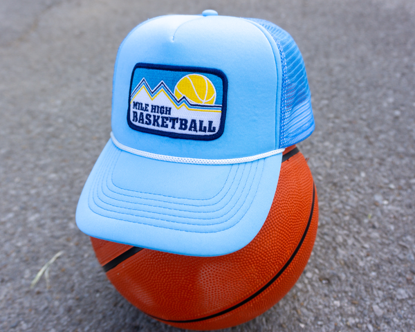 Denver Nuggets Mile High Basketball Trucker Hat