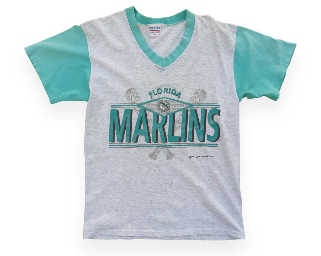Vintage Florida Marlins V-Neck Tee – Savior Clothing